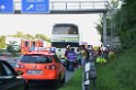 18.7.2014 Klimaanlage Reisebus defekt A 3 Rich Koeln Hoehe Leverkusen